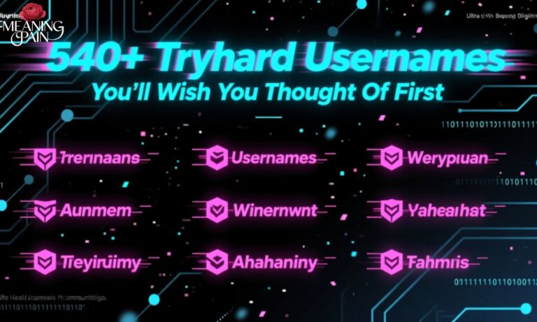 540+ Tryhard Usernames You’ll Wish You Thought Of First