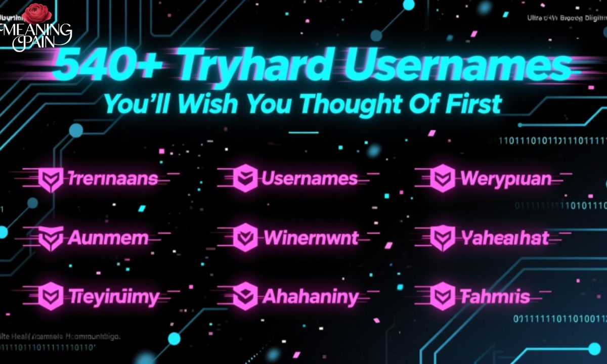 540+ Tryhard Usernames You’ll Wish You Thought Of First