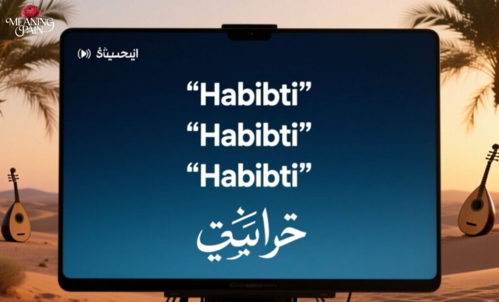 Correct Pronunciation of Habibti (Audio Guide)