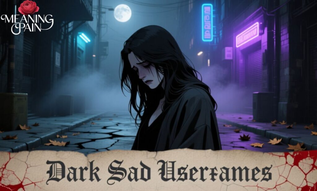 Dark Sad Usernames