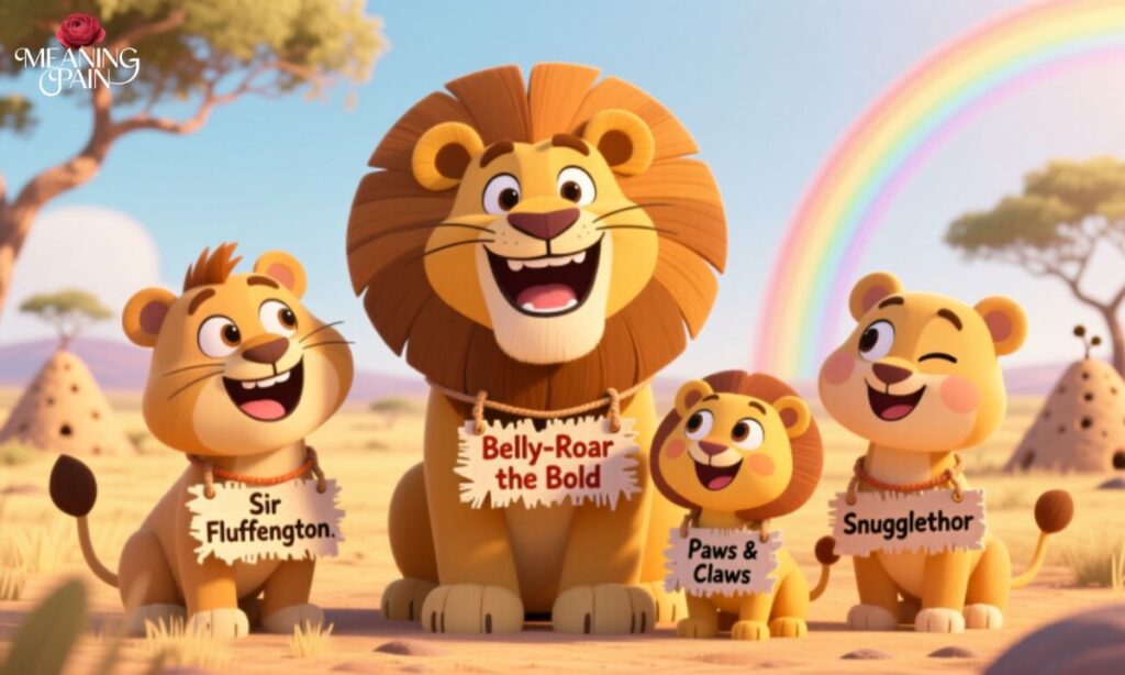 Funny Lion Names That Make You Smile