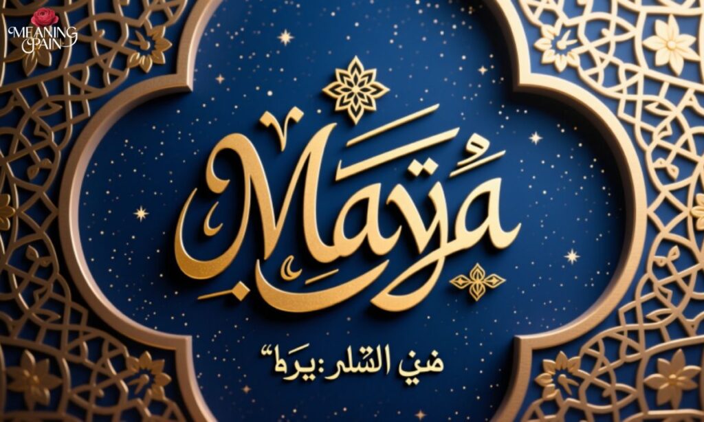 Maya Name Meaning in Arabic