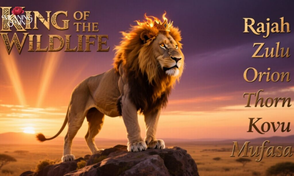 Powerful Male Lion Names