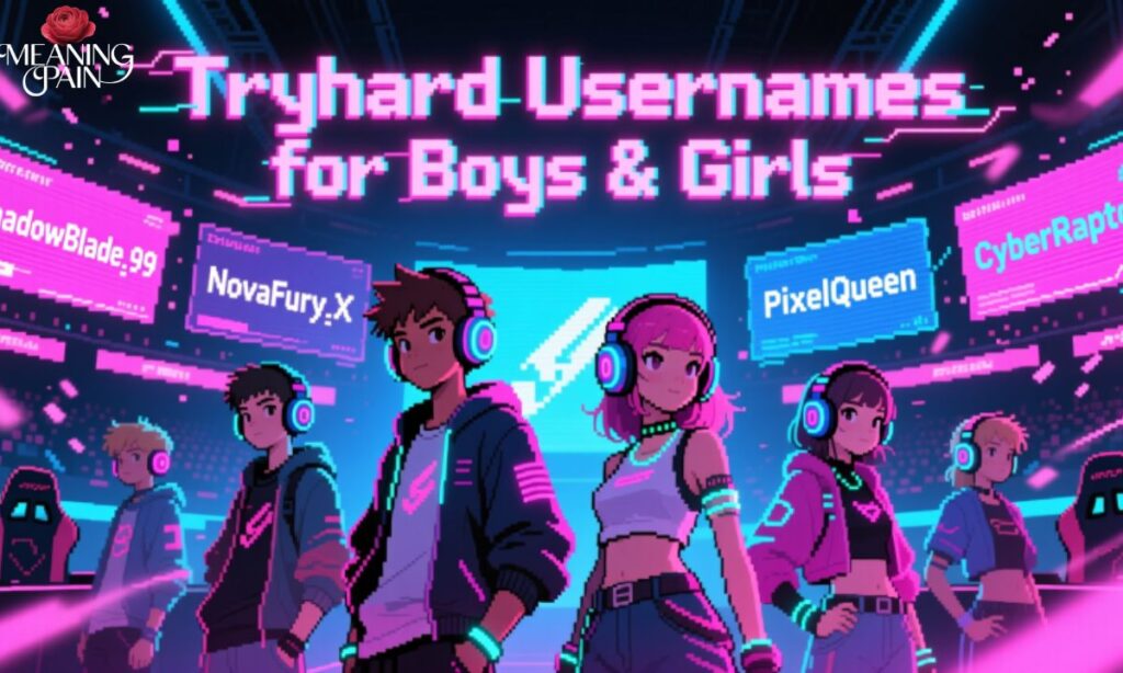 Tryhard Usernames for Boys & Girls
