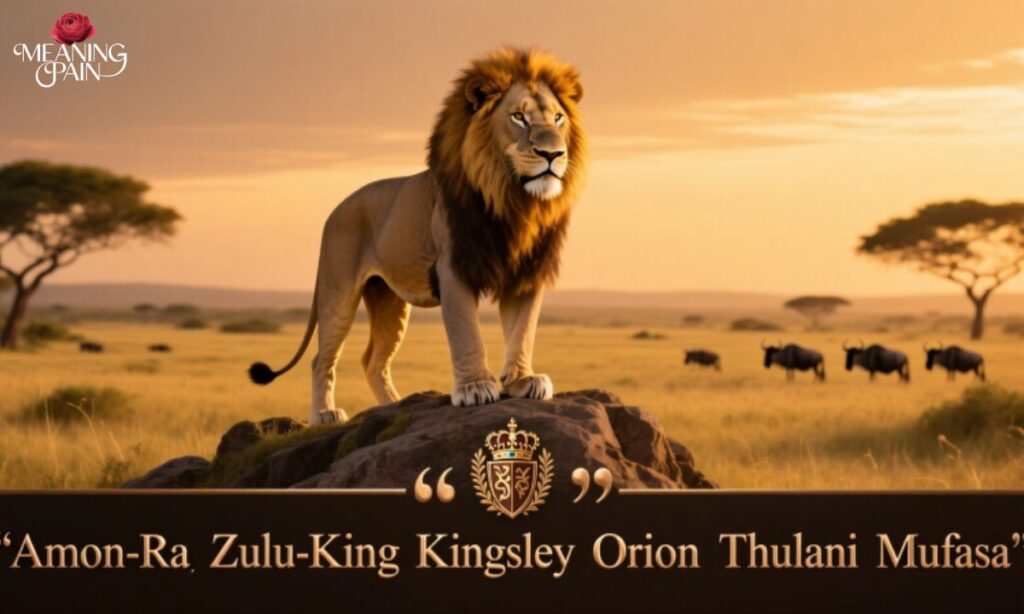 Unique Male Lion Names for Your King