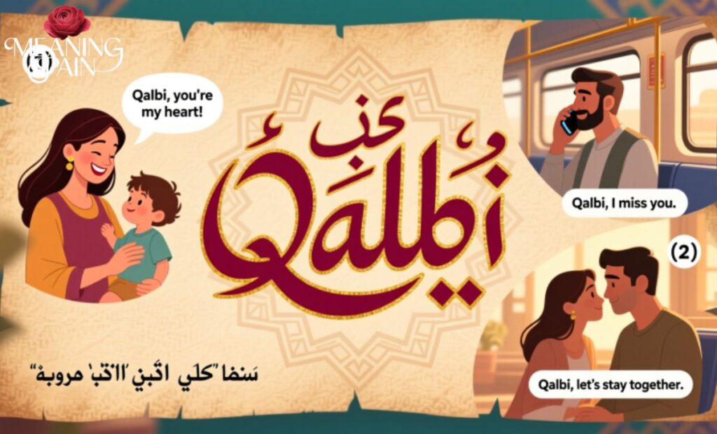 How "Qalbi" Is Used in Daily Arabic Conversation