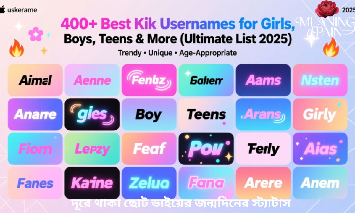 400+ Best Kik Usernames for Girls, Boys, Teens & More (Ultimate List 2025) (1)