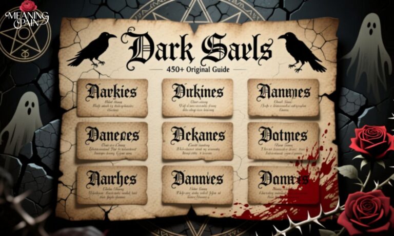 450+ Unique Gothic Nicknames for Every Dark Soul With Meanings