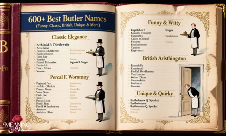 600+ Best Butler Names (Funny, Classic, British, Unique & More)
