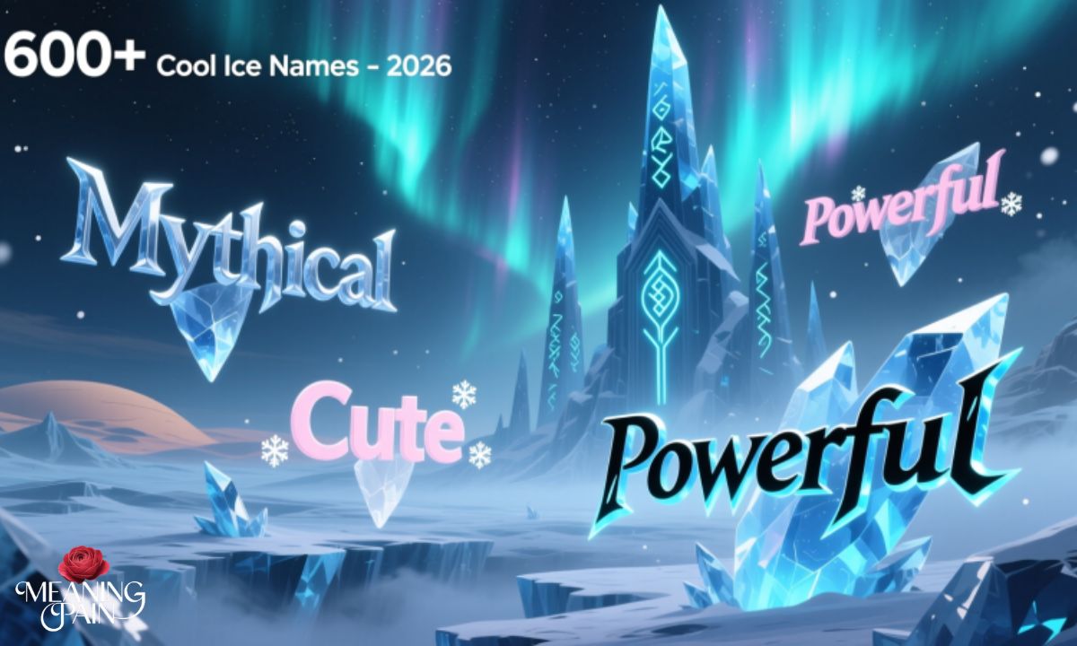 600+ Cool Ice Names: Unique, Mythical, Cute & Powerful Ideas 2026