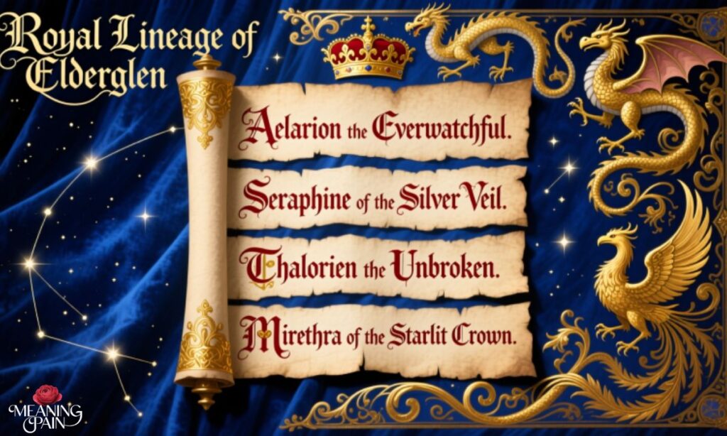 Best Fantasy Royal Names