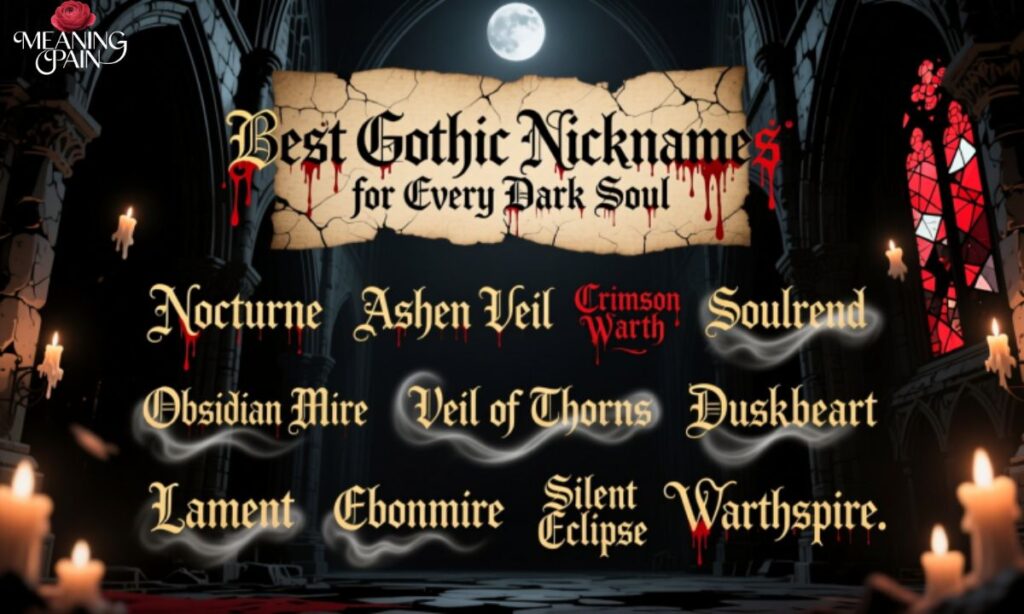 Best Gothic Nicknames for Every Dark Soul