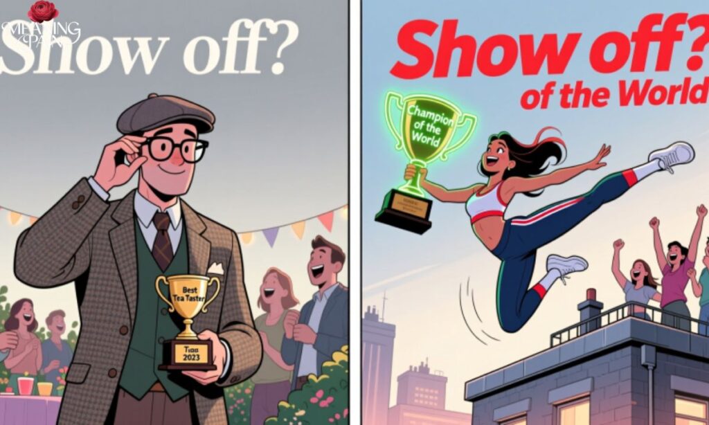 British vs American Usage of “Show Off”