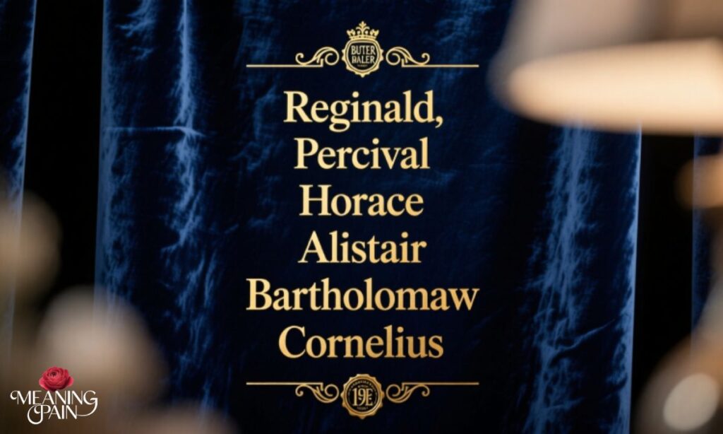 Classic Butler Names