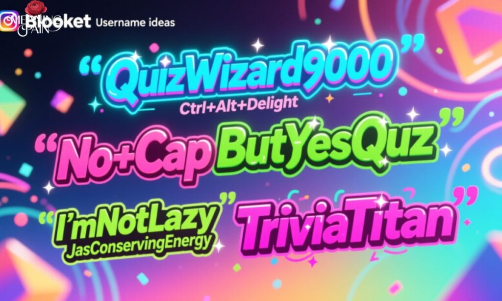 Clever and Witty Blooket Username Ideas