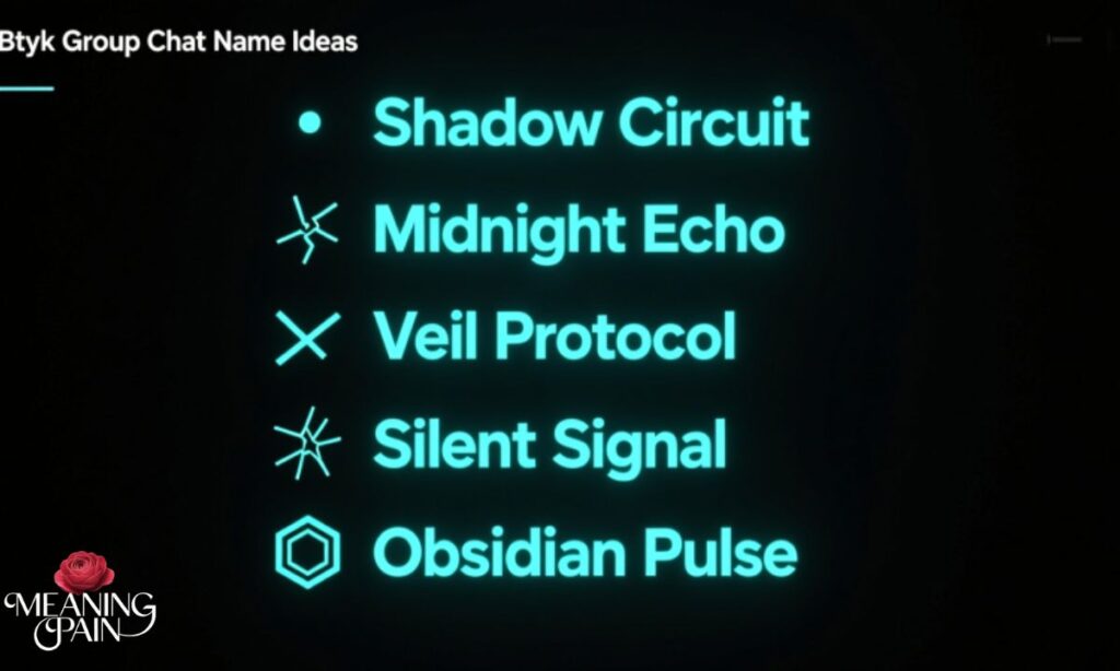 Cool Dark Group Chat Name Ideas