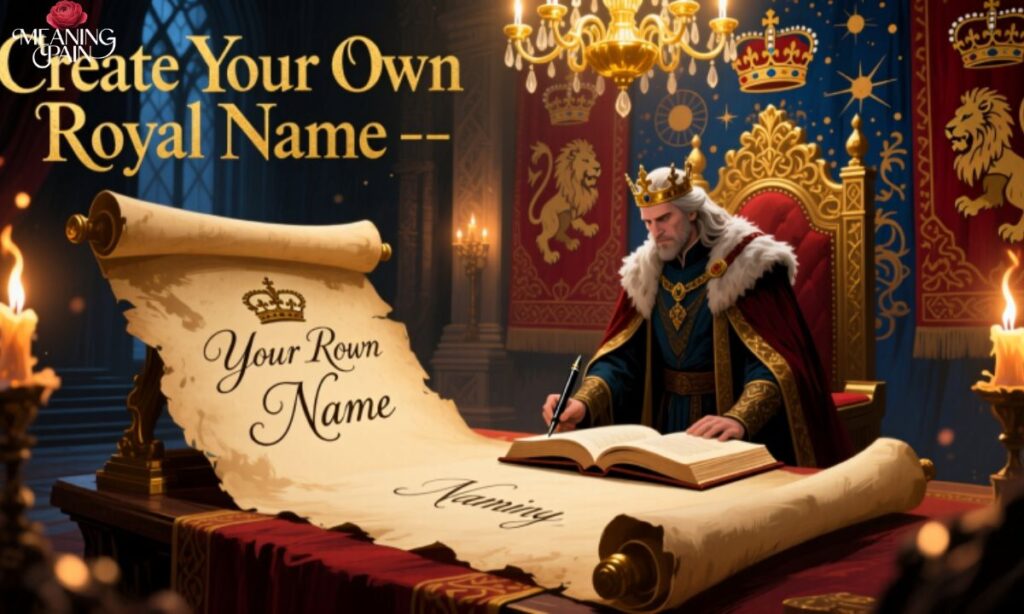 Create Your Own Royal Name