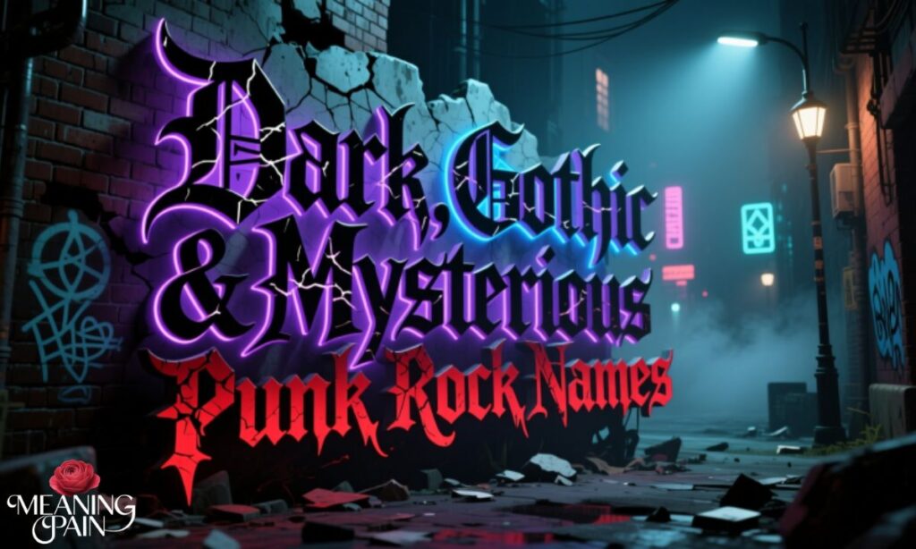 Dark, Gothic & Mysterious Punk Rock Names