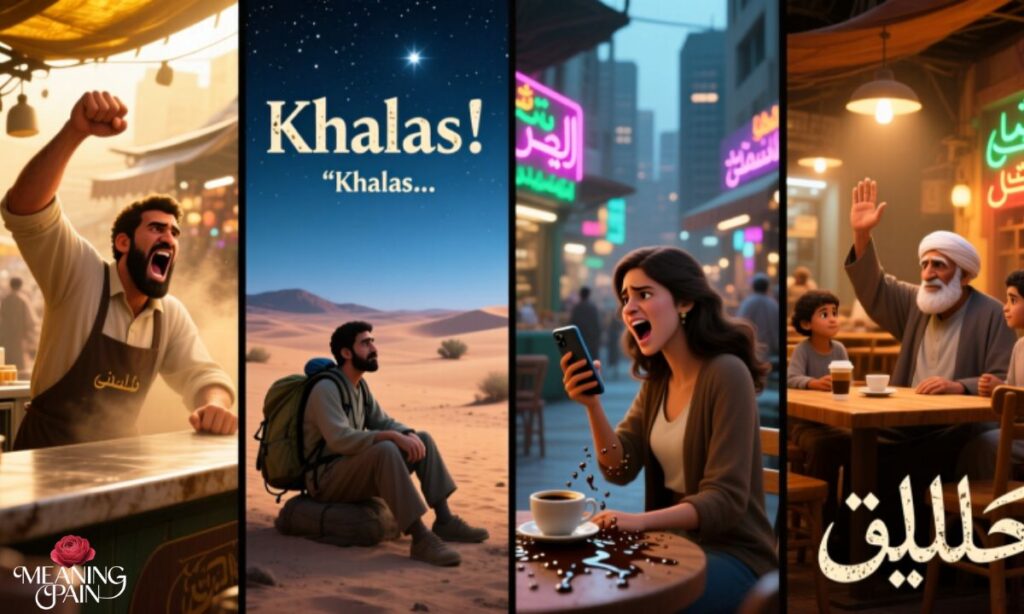 Different Contexts for Using "Khalas"