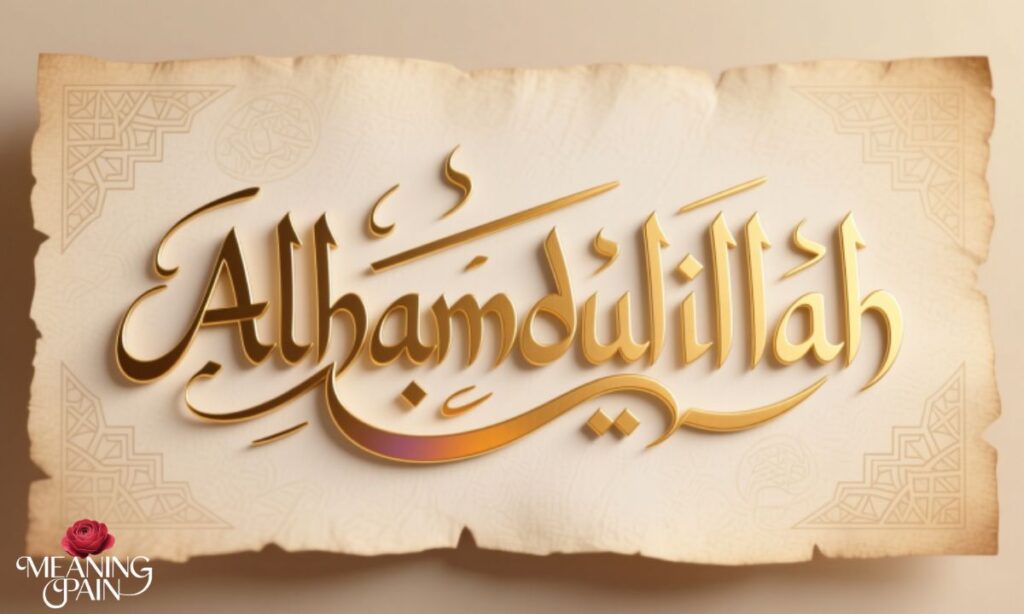 Examples of Alhamdulillah in Arabic Sentences