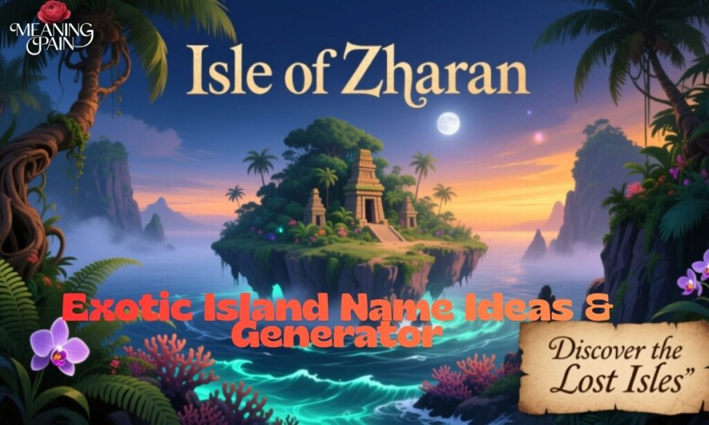 “Exotic island name ideas and generator – unique names for islands and resorts”