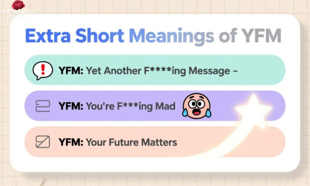 Extra Short Meanings of YFM