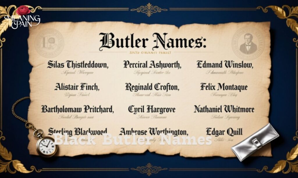 Fictional Butler Names