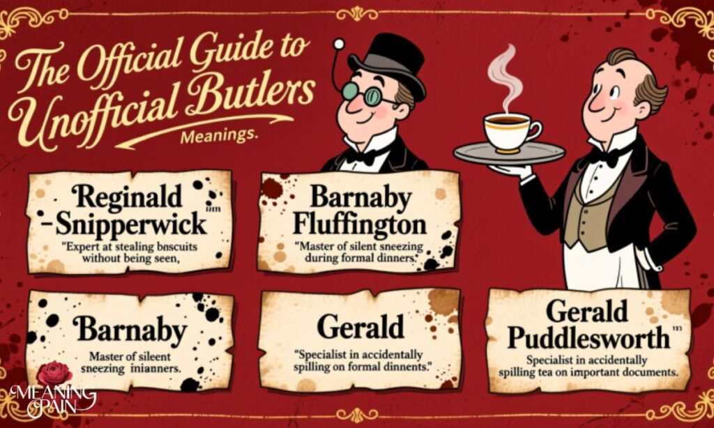 Funny Butler Names With Meanings