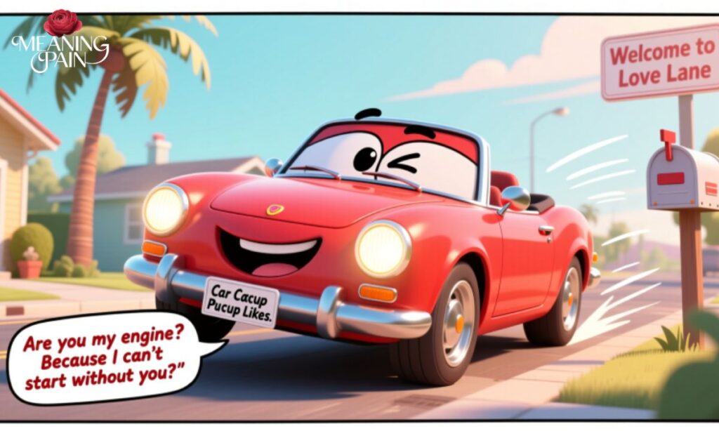 Funny Car Pick Up Lines