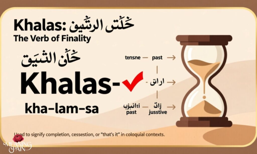 Grammatical Usage of Khalas