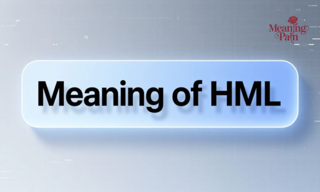 HML Meaning in Text