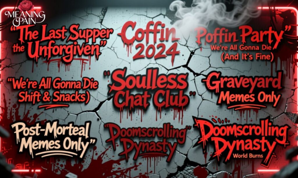 Hilarious Dark Group Chat Names