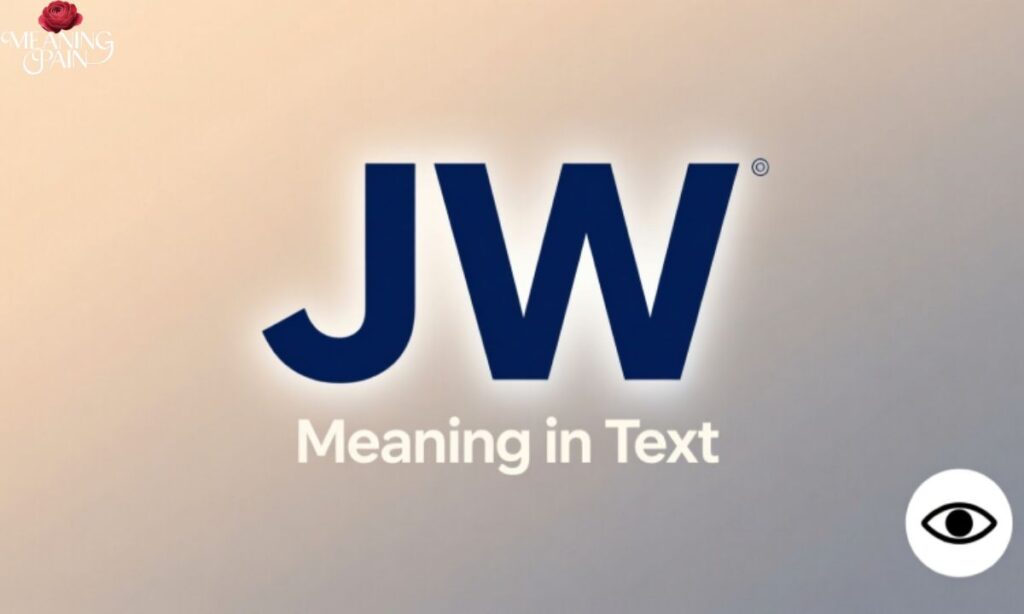 JW Meaning in Text