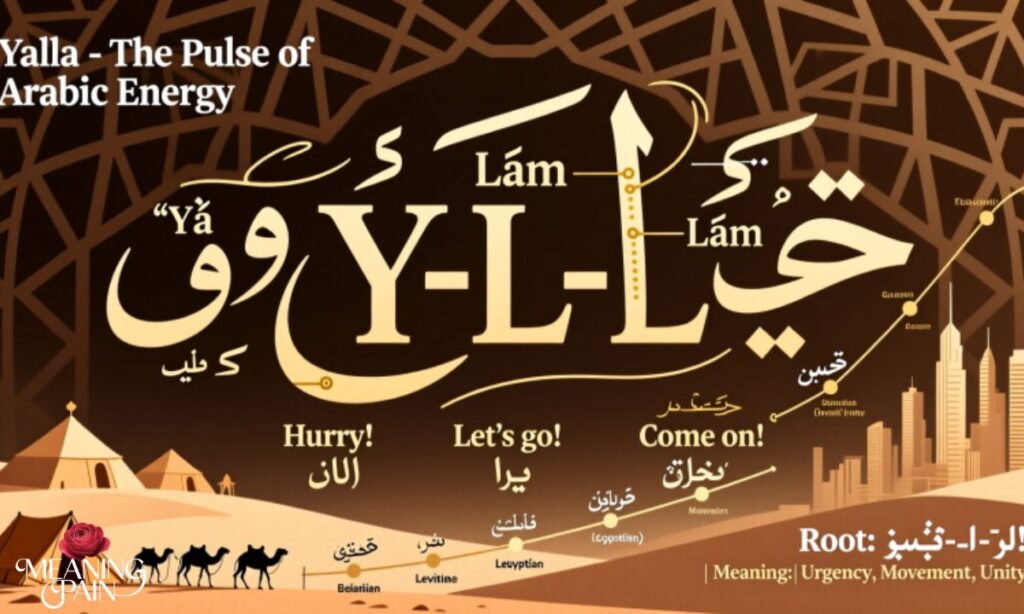 Linguistic Root of "Yalla" in Arabic Language