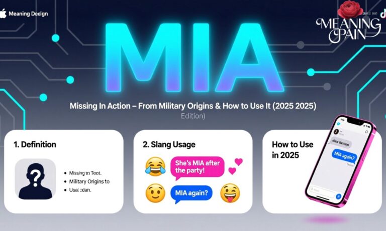 MIA Meaning in Text Definition, Slang, Examples & How to Use It in 2025
