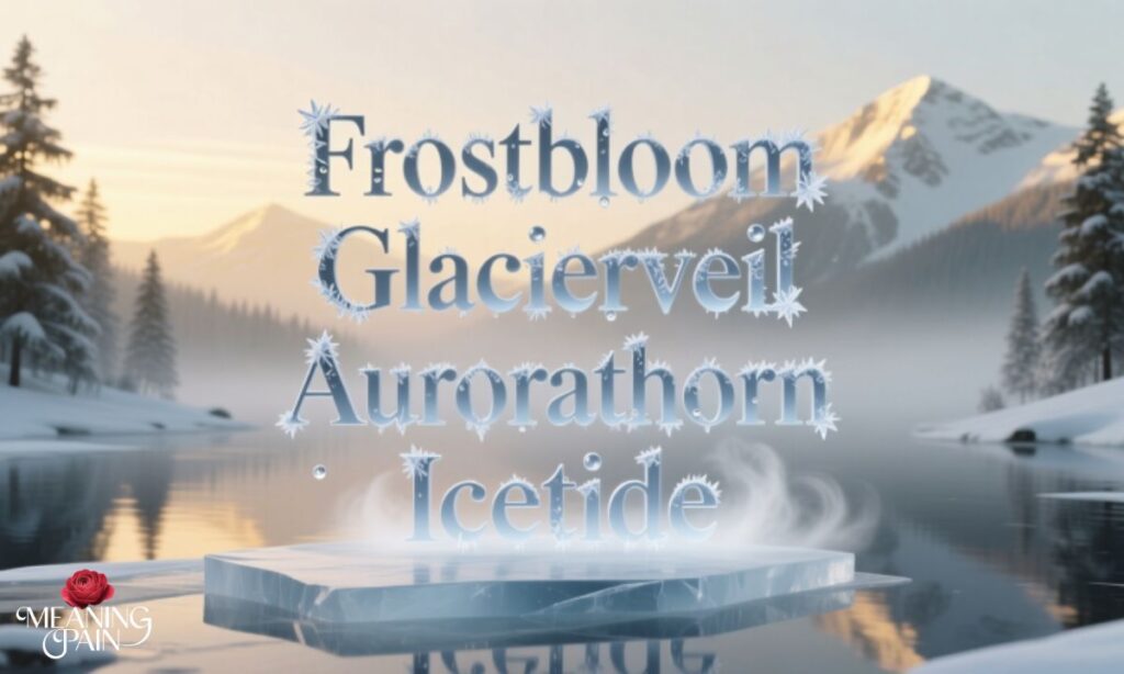 Nature-Inspired Ice Names