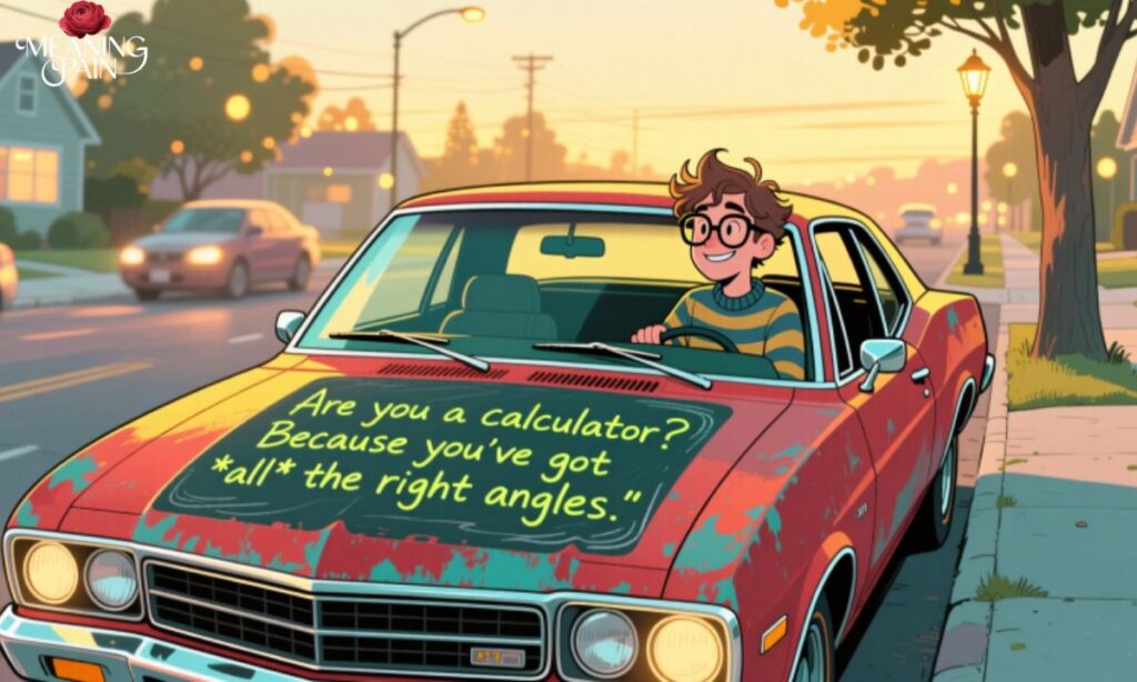 Nerdy and Sarcastic Car Pickup Lines