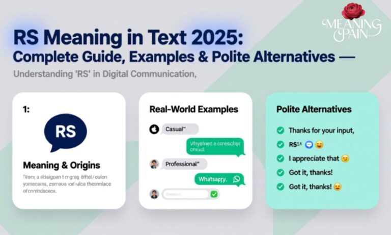 RS Meaning in Text 2025 Complete Guide, Examples & Polite Alternatives