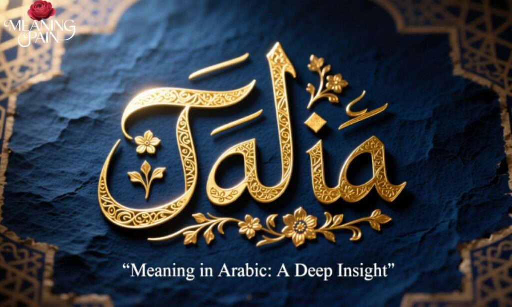 The Word Talia Meaning in Arabic: A Deep Insight