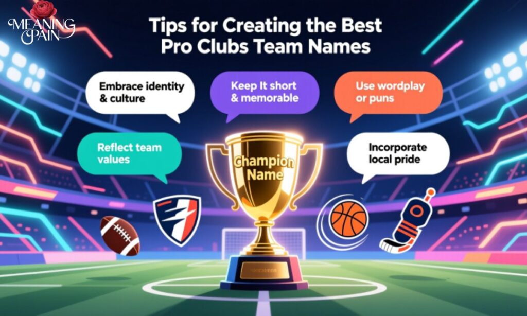 Tips for Creating Best Pro Clubs Team Names