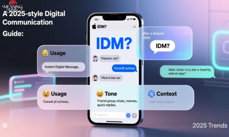 What Does IDM Mean in Texting? A Deep Dive Into Usage, Tone, and Context 2025