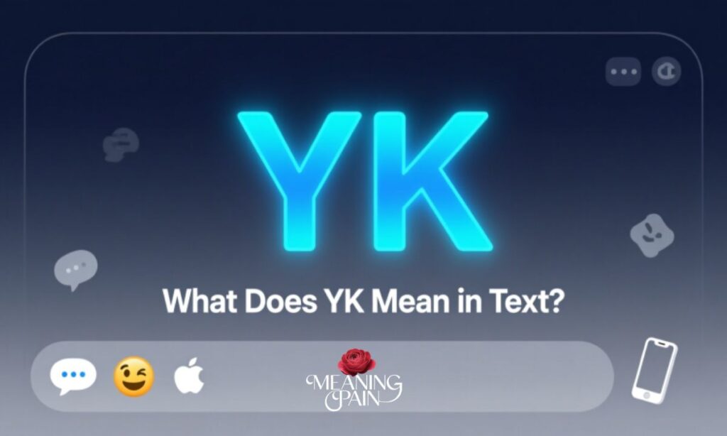 What Does YK Mean in Text?