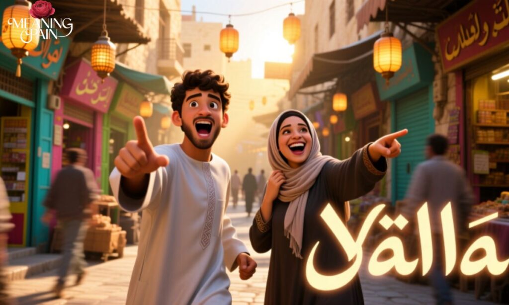 What Does "Yalla" Mean in Arabic?