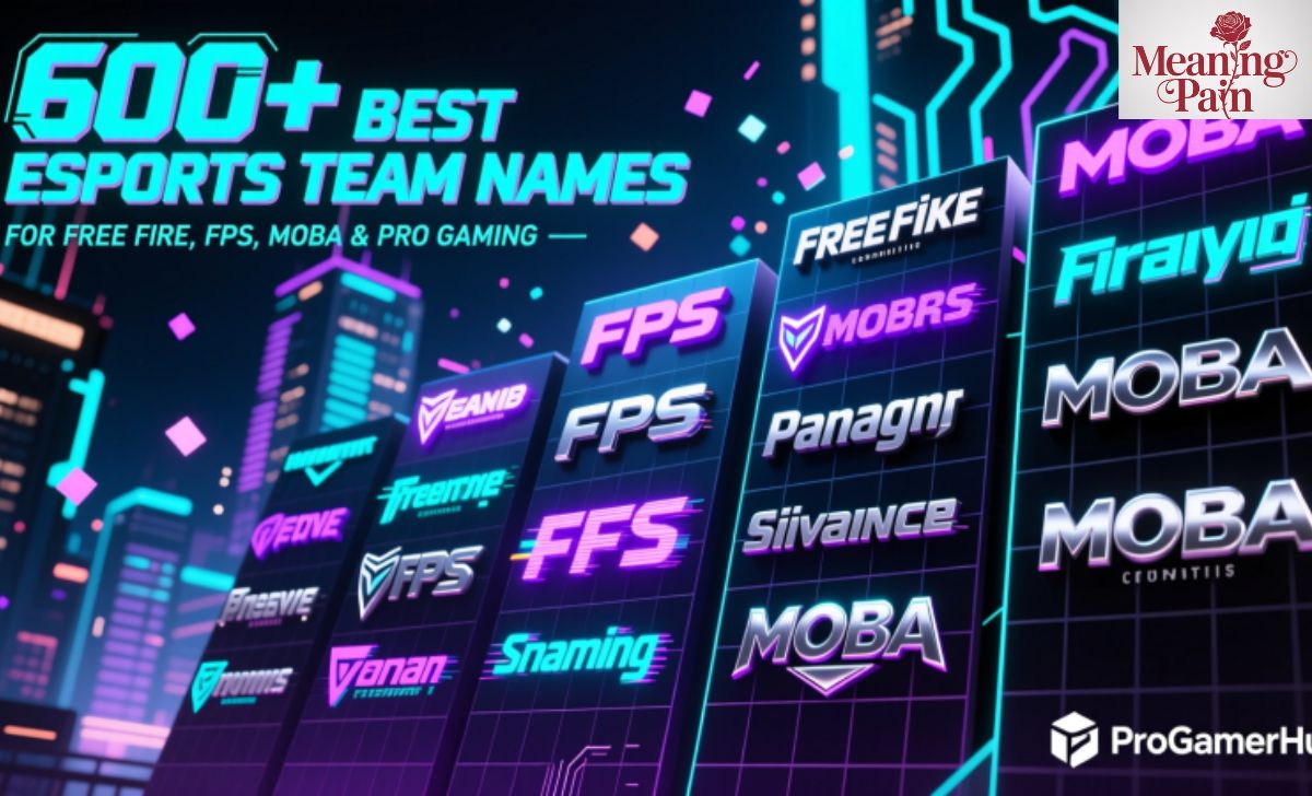 600+ Best Esports Team Names for Free Fire, FPS, MOBA & Pro Gaming