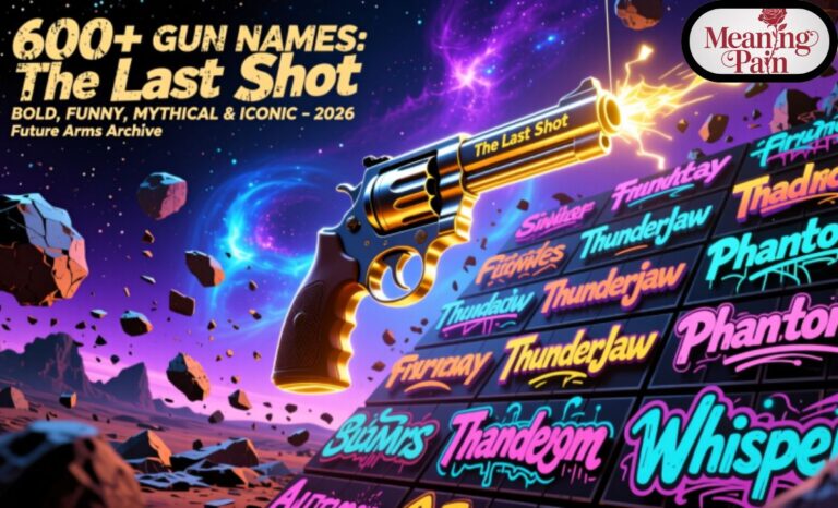 600+ Gun Names Bold, Funny, Mythical & Iconic Ideas 2026