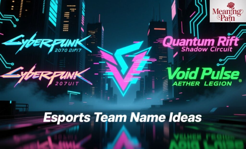 Creative Esports Team Name Ideas