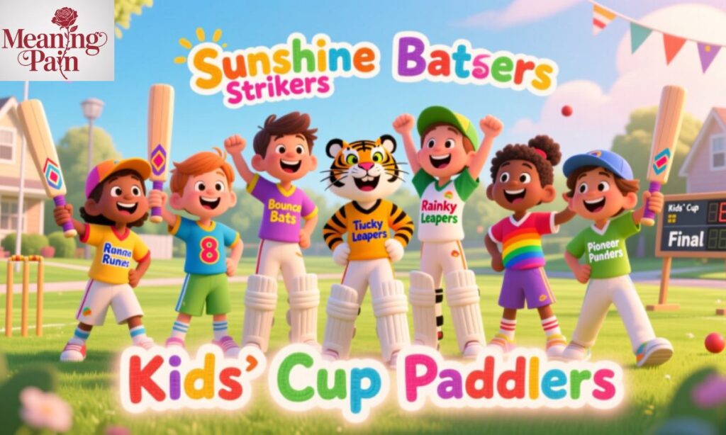 Cricket Team Names for Kids