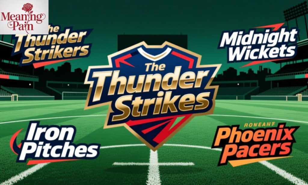 Excellent Cricket Team Names