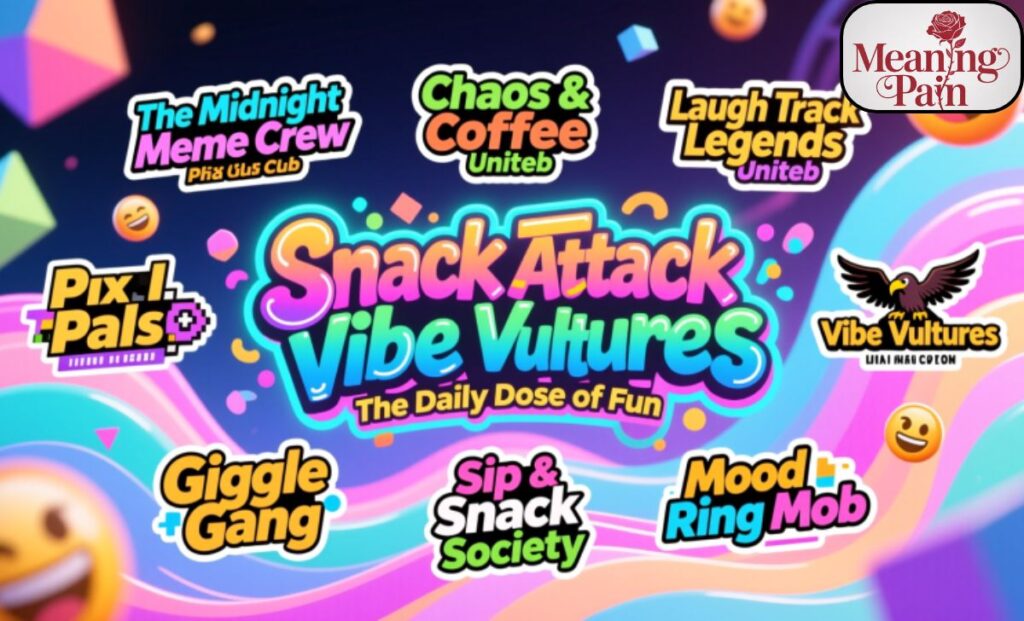 Fun & Catchy Names for Social Groups