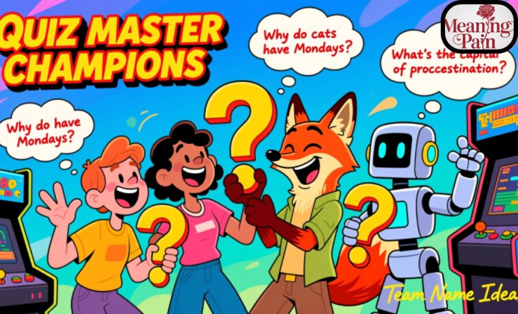 Funny Quiz & Trivia Team Names